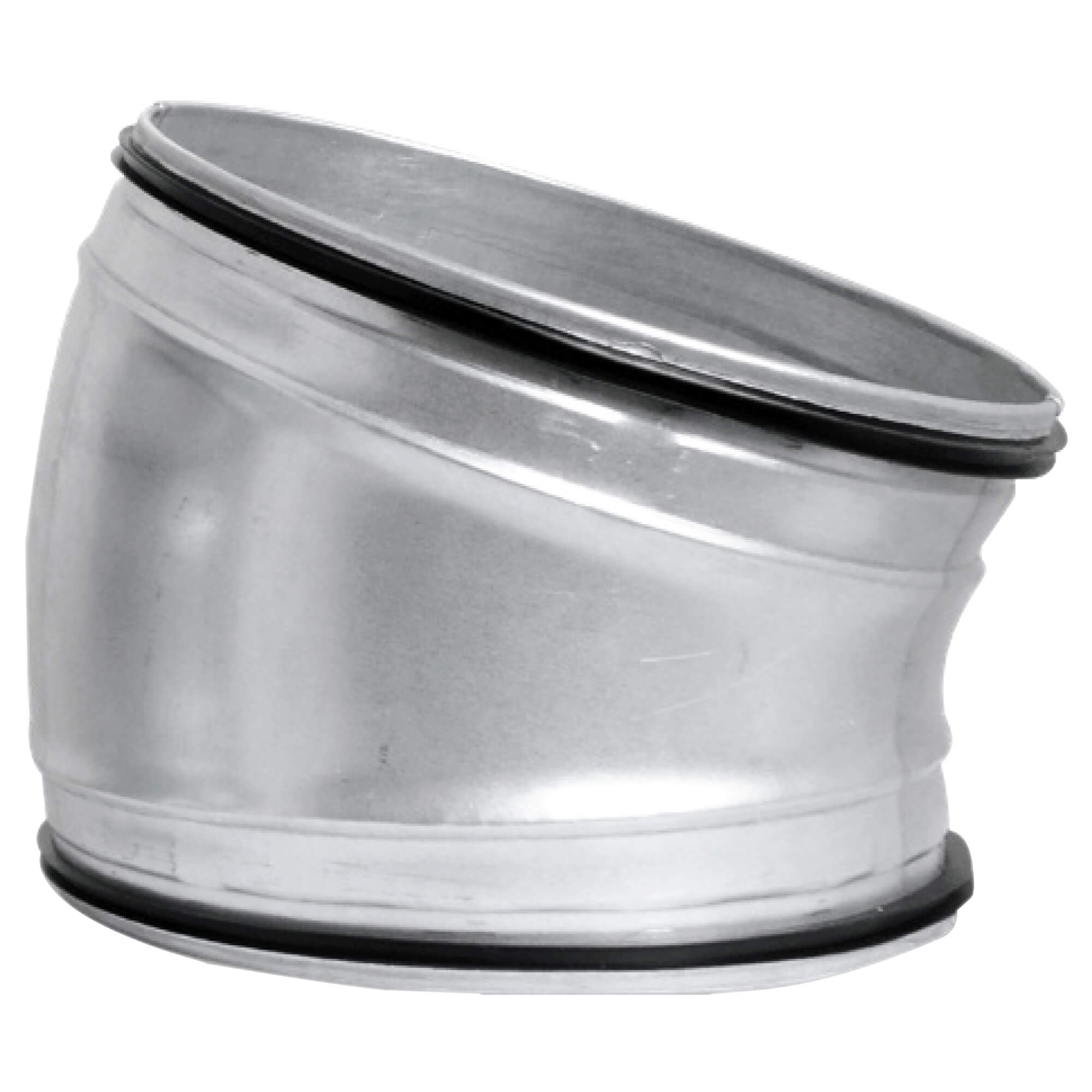 Kolano wentylacyjne z uszczelką 15 stopni